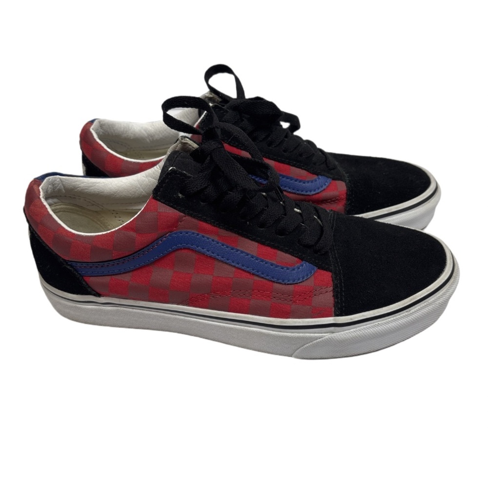 Vans OTW Old Skool Multi-Color Checkered Lace Up Skate Shoes Mens Size 7.5